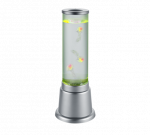 Stalinis LED &scaron;viestuvas REALITY JELLY, 6W RGB 5lm su dek skysčiu titano sp &Oslash;12,5x36cm