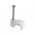 Plok&scaron;čių laidų apkabos BALTPLASTS, 6-9 mm, baltos sp., 25 vnt.