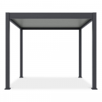Pavėsinė Pergola ELEGANCE 300x300 cm, Antracito/pilka