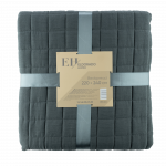 Lovos užtiesalas ELDORADO HOME, t. pilkos sp., 220 x 240 cm, 100% poliesterio