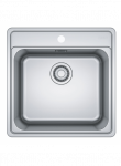 Plautuvė FRANKE BCX 610-51, 51 x 51 cm, plieninė, su ventiliu