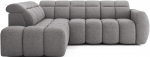 Kampinė sofa Falconn Paolli 04, pilka sp., kairinė, 208 x 258 cm x 107 cm