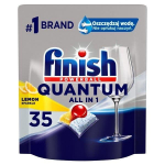 Indaplovių kapsulės FINISH LEMON Powerball Quantum All in 1, 35 vnt.