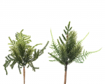 Kalėdinė dekoracija GRASS BRANCH, žalios sp., 2 rū&scaron;ys, 8 x 22 cm, 1 vnt