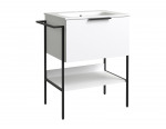 Vonios spintelė RB BATHROOM MONO 60, be praust., baltos sp., 69 x x 83 x 45,5 cm