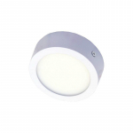 Pavir&scaron;inė LED panelė TOPE MODENA, IP44, 4000 K, 8 W, 461 lm, baltos sp.,  &Oslash;9,7 x h3,1 cm