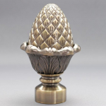 Karnizo užbaigimas ZOLADZ, &scaron;v. send. aukso sp., &Oslash;25 mm, 2 vnt.