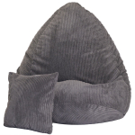 Sėdmai&scaron;is su pagalve Mega Lincoln L, 80x105 cm, pilkas