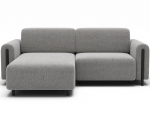 Kampinė sofa Acossta Amore 04, pilka sp., kairinė, 154 x 244 cm x 95 cm