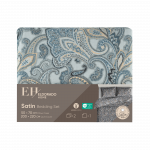 Satininės patalynės kompl. ELDORADO HOME, 200x220cm, 2x50x70cm, 100% medv.