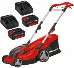 Akumuliatorinė vejapjovė EINHELL GE-CM 36/37 Li, 2 x 18 V, 2 x 4,0 Ah, 37 cm, 45 l