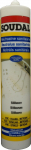 Neutralus sanitarinis silikoninis hermetikas SOUDAL SILIRUB 2/S, bespalvis, 280 ml