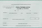 Pinigų priėmimo kvitas su numeracija, A5 x 50 kompl.
