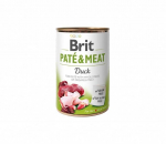 Konservuotas ėdalas &scaron;unims BRIT CARE DUCK PATE&MEAT su antiena, 400 g
