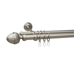 Metalinis sieninis karnizas ODE-PICOLO, sidabro sp., &Oslash;  25-16 mm, 2 m