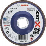 Žiedlapinis &scaron;lifavimo diskas BOSCH X-Lock, 125 mm, K 120 mm
