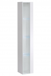 Vitrina Switch WW 1 su LED ap&scaron;vietimu, balta