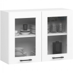 Pakabinama virtuvės spintelė OLIVIA W80, H58 cm, balta