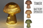 Elektrinė LED dekoracija MUSHROOM, 10 LED, (elementai 3 x AAA neįeina), &oslash;11,8x14,6cm
