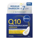 Stangrinamasis naktinis veido kremas nuo rauk&scaron;lių Nivea Q10, 50 ml