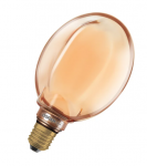 Dekoratyvinė LED lemputė OSRAM O-FILAMENT, G130, E27, 4W, 1800K, 110lm, dimeriuojama