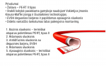 Grindų &scaron;ildymo vamzdis GALLAPLAST PE-RT, DN18 x 2,0 mm, 240 m