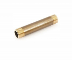 Žalvarinis trumpasriegis GENERAL FITTINGS, 3/4"x 80 mm, i&scaron;or/i&scaron;or