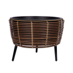 Vazonas WICKER 44x44xH34cm, rudas