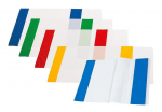 Aplankalai su reguliuojamais spalvotais kra&scaron;tais A5 10 vnt.
