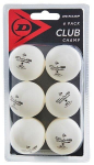 Stalo teniso kamuoliukai Dunlop CLUB CHAMP 1žv. 6vnt