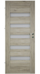 Durų varčia DOMIDOR NEXT 5.6, sanremo ąžuolo sp., su stiklu, 844 x 2030 mm, kairė