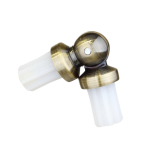 Kampinis karnizo vamzdžio sujungimas , &scaron;v. sendinto aukso sp., &Oslash; 16 mm