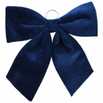 Pakabinama kalėdinė dekoracija BOWTIE, t. mėlynos sp., 3 x 58 x 62 cm, 1 vnt