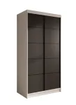 Spinta ADRK Verto, balta sp./juoda sp., 100 cm x 58 cm x 200 cm