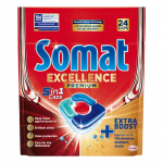 Indaplovių kapsulės SOMAT EXCELLENCE PREMIUM 5in1, 24 vnt.