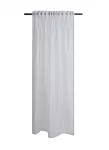 Dieninė užuolaida CRYSTAL CHIC, su juosta, baltos spalvos, 140 x 270 cm