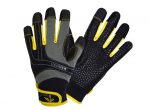Darbo pir&scaron;tinės VENNER Mechanic 10-1049, sintetinės odos, juodos/geltonos sp., 10 dydž.
