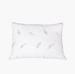 Pūkinė pagalvė COMCO, 50 x 70 cm, imp. 100% medv., užp. 85% plunksnų, 15% žąsų, ančių pūkų, 1100g