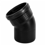 Betriuk&scaron;mės kanalizacijos alkūnė PIPELIFE Master 3Plus, DN50, 30&deg;