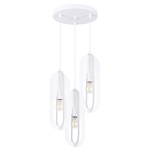 Pakabinamas &scaron;viestuvas SOLLUX NICUS 1, 3xE27, max 15 W LED, baltas