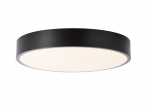 Lubinis LED &scaron;viestuvas BRILLIANT SLIMLINE, 24 W, 3000 K, 2400 lm, juodos sp, &Oslash; 33 x 6,5 cm