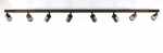 Kryptinis &scaron;viestuvas TK LIGHTING TOP BROWN 8, 8 x GU10 max 10W