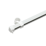 Karnizo bėgelis, baltos sp., 2,4 m, &Oslash; 28 mm karnizui