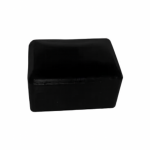 Užmaunamas stulpo dangtelis, plastikinis, juodos sp., 60 x 40 mm, 10 vnt.