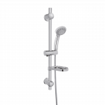 Du&scaron;o sistema INVENA HIUMA, du&scaron;o galvutė, žarna, stovas, muilinė, chromo sp.