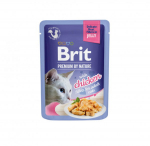 Konservuotas ėdalas katėms Brit Premium Cat Delicate Chicken in Jelly, 85 g