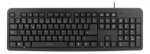 Klaviatūra DELTACO TB-58-LT, juodos sp