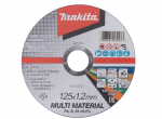 Universalus pjovimo diskas MAKITA, 125 x 1,2 x 22,23 mm, C46T, metalą, PVC, plyteles