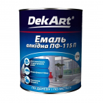 Universalūs emaliniai dažai DEKART PF-115P, &scaron;viesiai pilkos sp., 900 g