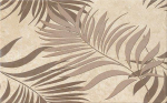 Dekoratyvinė plytelė COMMO CAPPUCINO DECOR LEAVES, 25 x 40 cm